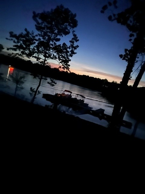 Sunset over Rough River Lake
